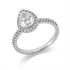 Solitaire mit Besatz Ring