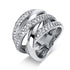 Mehrfachsteinbesatz Ring