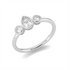 Solitaire mit Besatz Ring
