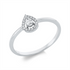 Solitaire mit Besatz Ring