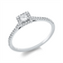 Solitaire mit Besatz Ring