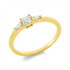 Solitaire mit Besatz Ring