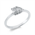 Solitaire mit Besatz Ring