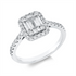 Baguette Illusion Ring