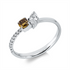 Farbiger Diamant Ring