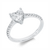 Solitaire mit Besatz Ring