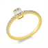 Baguette Illusion Ring