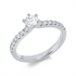 Solitaire mit Besatz Ring