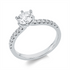 Solitaire mit Besatz Ring