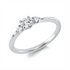 Solitaire mit Besatz Ring