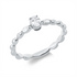 Solitaire mit Besatz Ring