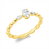 Solitaire mit Besatz Ring