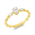 Solitaire mit Besatz Ring