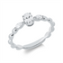 Solitaire mit Besatz Ring