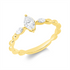Solitaire mit Besatz Ring