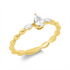 Solitaire mit Besatz Ring