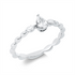 Solitaire mit Besatz Ring