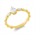 Solitaire mit Besatz Ring