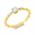 Solitaire mit Besatz Ring