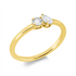 Solitaire mit Besatz Ring
