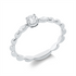Solitaire mit Besatz Ring