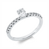 Solitaire mit Besatz Ring