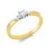 Solitaire mit Besatz Ring