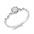 Solitaire mit Besatz Ring
