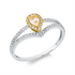 Farbiger Diamant Ring