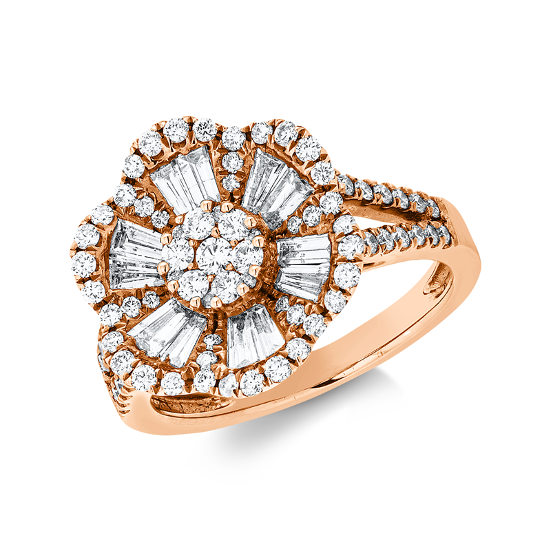 Baguette Illusion Ring