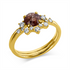 Farbiger Diamant Ring