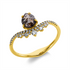 Farbiger Diamant Ring