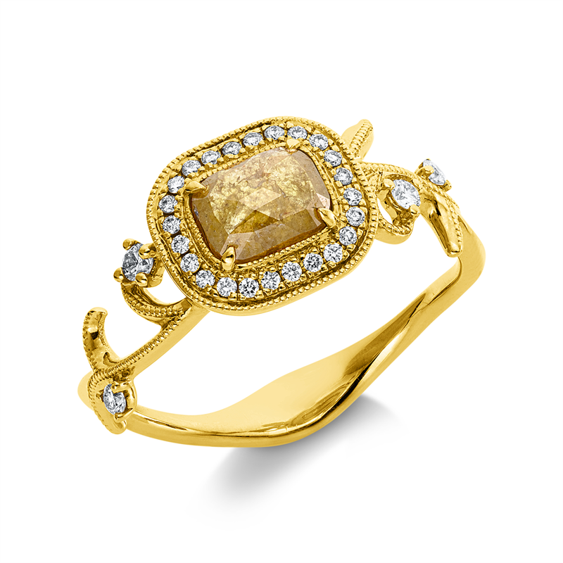 Farbiger Diamant Ring