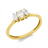 Solitaire mit Besatz Ring