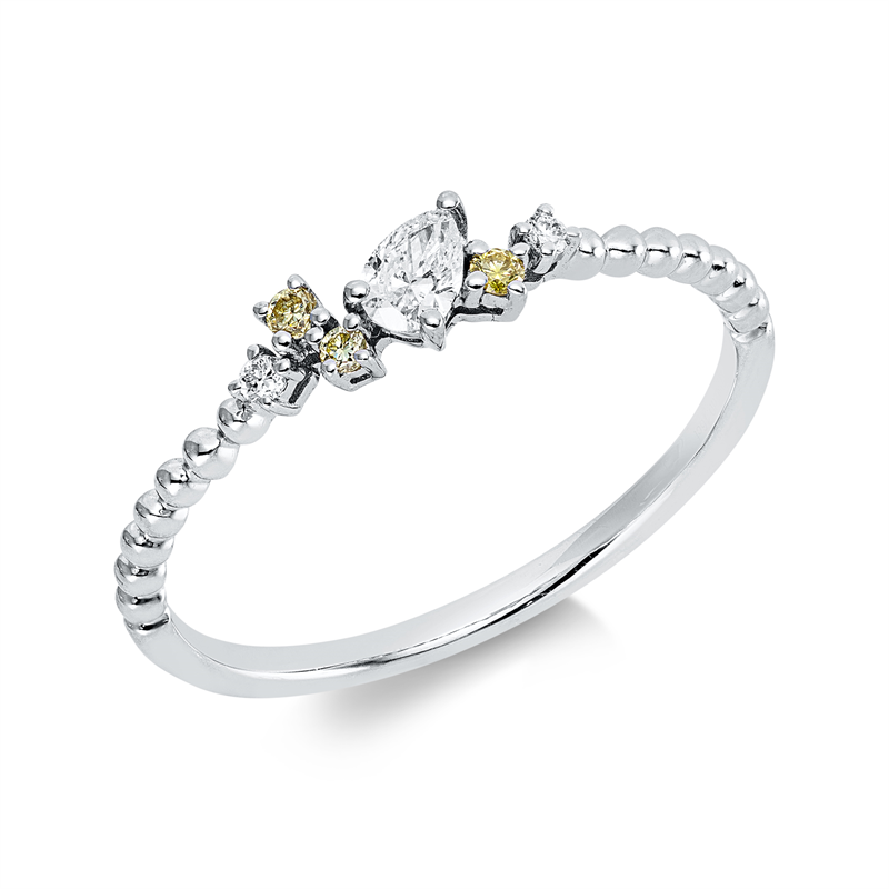 Farbiger Diamant Ring