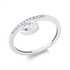 Solitaire mit Besatz Ring