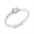 Solitaire mit Besatz Ring