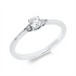 Solitaire mit Besatz Ring