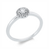 Solitaire mit Besatz Ring