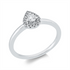Solitaire mit Besatz Ring
