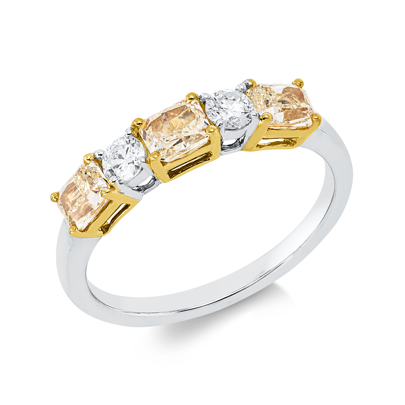 Farbiger Diamant Ring