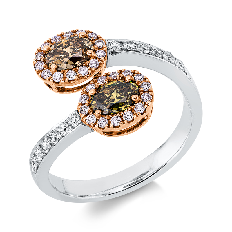 Farbiger Diamant Ring