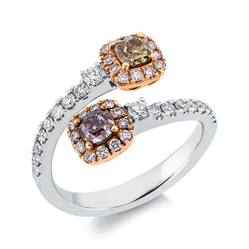 Farbiger Diamant Ring