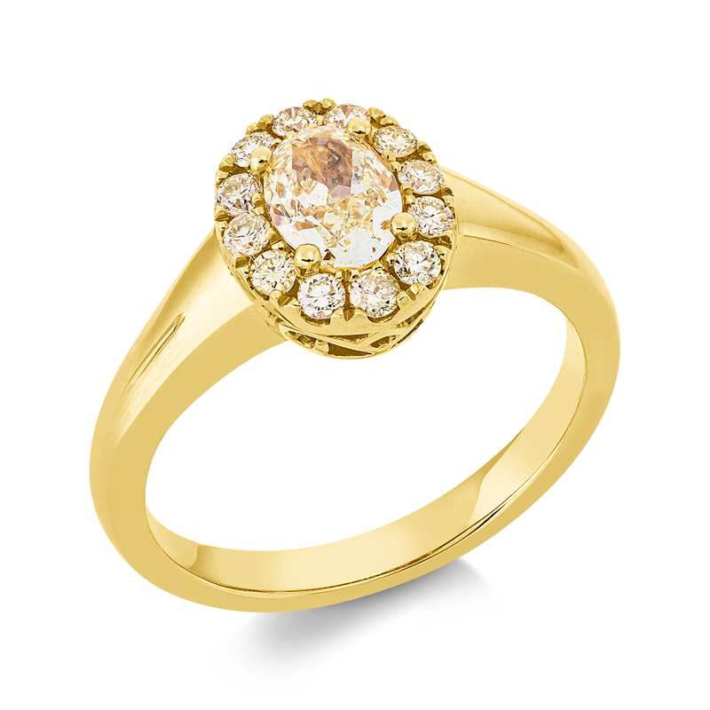 Farbiger Diamant Ring