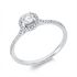Solitaire mit Besatz Ring