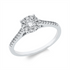 Solitaire mit Besatz Ring