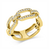 Mehrfachsteinbesatz Ring