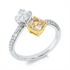 Farbiger Diamant Ring