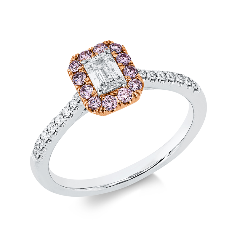 Farbiger Diamant Ring