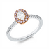 Farbiger Diamant Ring
